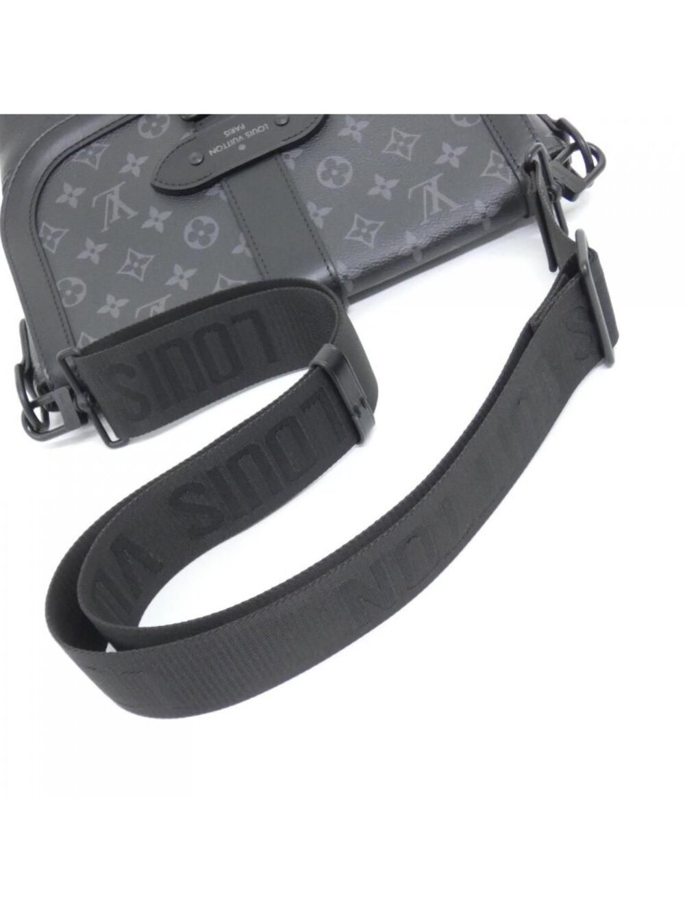 ★SOLD★ Louis Vuitton Monogram Eclipse Saumur Messenger - Picture 4 of 5
